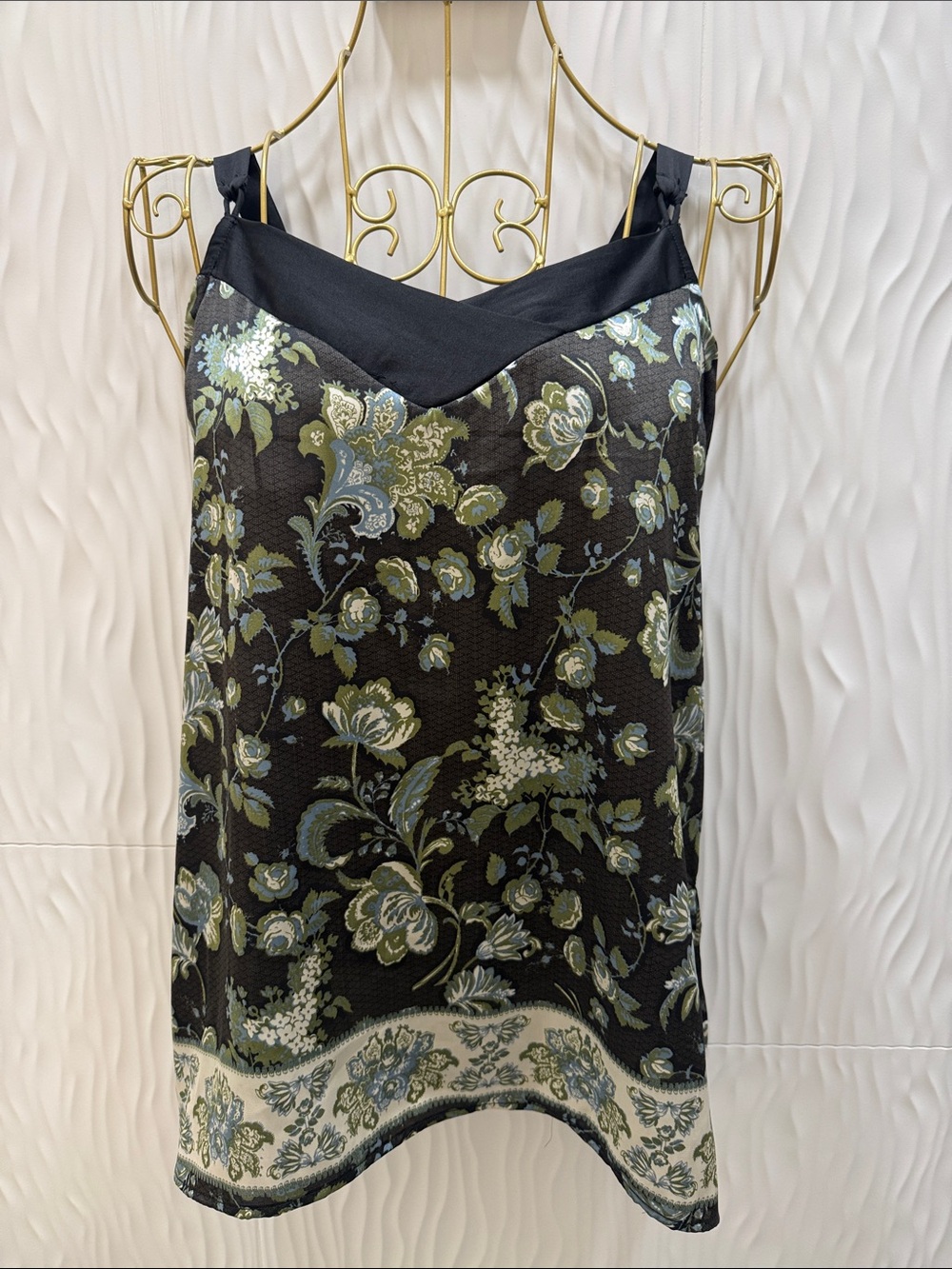 Free People Floral Satin-Look Camisole